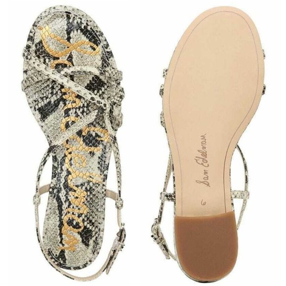 NEW Women's Sam Edelman Teale Sandal, Size 6 and 6.5 M - Beige - Picture 4 of 4